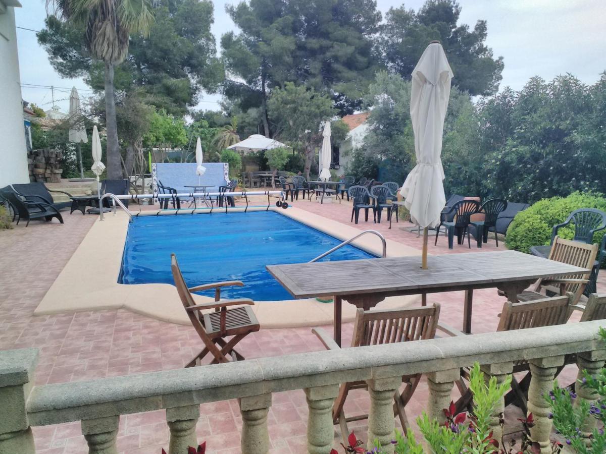 Javea VILLA El Nido 10-15p pool, 5 autominuten zandstrand Jávea Exterior foto